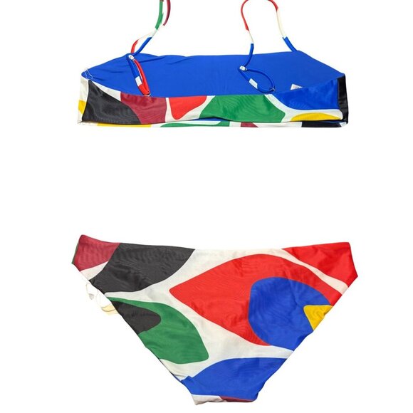 Mara Hoffman Sia Top Sz XL & Zoa Bottom Sz L Cream Multi - Picture 2 of 12